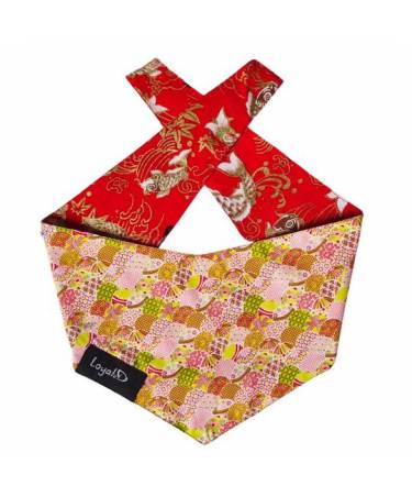 CNY Bandana - Cherry Golden Koi (Reversible)